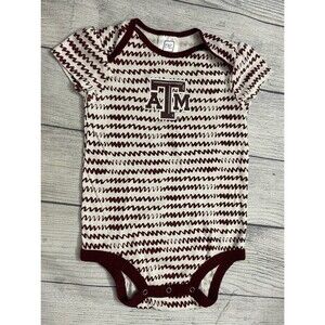 Texas A&M University Aggies Toddler Onesie Bodysuit Outfit, Size 24 months